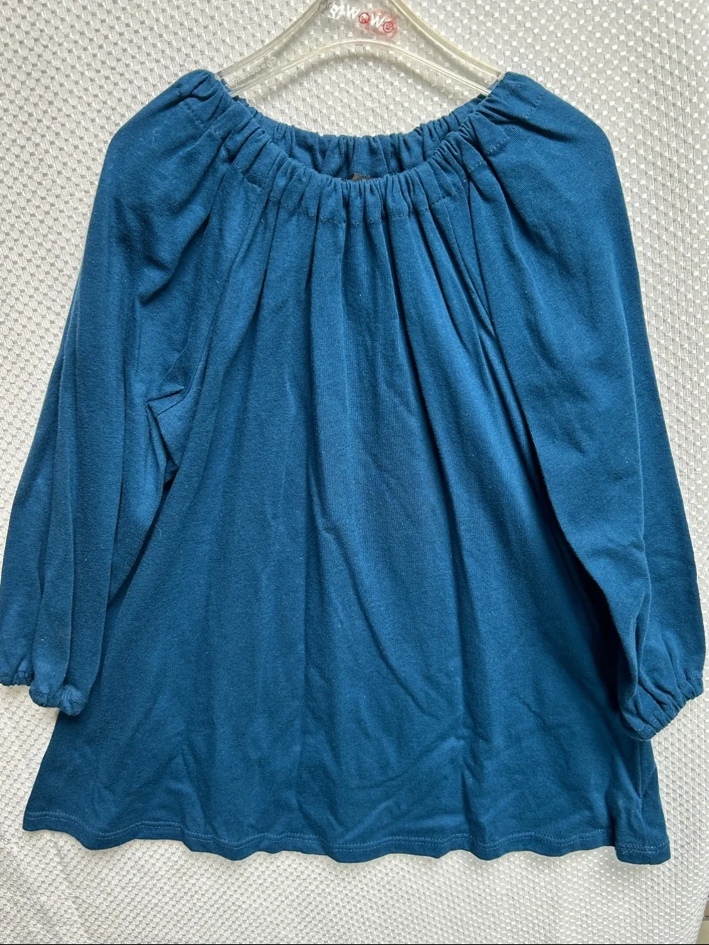 Girls' Blue Modest Dress or Nightgown, below knees and elbows. NWT